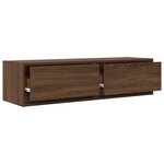 Meuble TV vidaXL Marron Chêne 100x31x25 5 cm Bois d'ingénierie