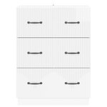 vidaXL Armoire à tiroirs Blanc brillant 66 x 34 5 x 87 cm