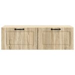 vidaXL Meuble TV mural Chêne Sonoma 98 x 41 x 30 cm Bois d'ingénierie