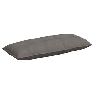 vidaXL Coussin de Dos Gris clair 120 x 50 cm Tissu en velours côtelé