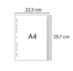 Intercalaires Imprimés Numériques Pp Recyclé Gris - 31 Positions - A4 - Gris - X 20 - Exacompta