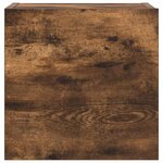 vidaXL Ensemble de meubles TV 4 Pièces Chêne fumé Bois d'ingénierie