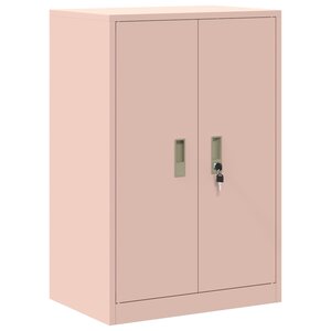 vidaXL Armoire de rangement Rose 60 x 40 x 90 cm Acier
