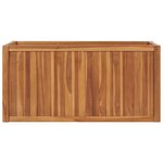 vidaXL Lit surélevé 100x50x50 cm Bois de teck solide