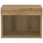 vidaXL Meuble TV Chêne artisanal 40 x 30 x 30 cm Bois d'ingénierie