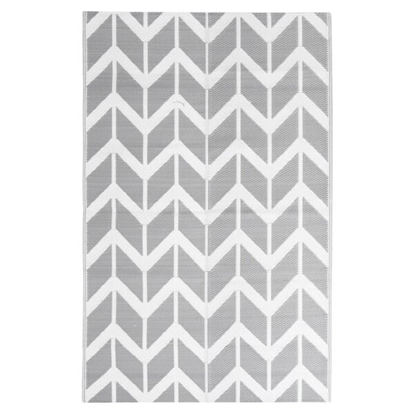 vidaXL Tapis d'extérieur ARAKIL Gris 120x180 cm PP