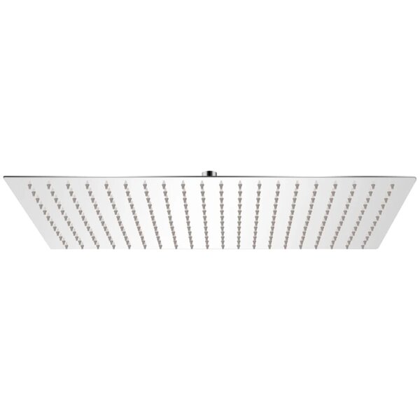 vidaXL Tête de douche plongeante rectangulaire en acier inoxydable 30x50 cm