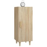 vidaXL Buffet Chêne sonoma 34 5x34x90 cm Bois d'ingénierie