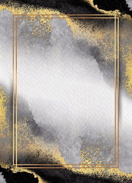 Tapis d'intérieur GOLD 120 x 180 cm - Blanc