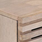 vidaXL Buffets 2 Pièces 60x34x75 cm bois massif de manguier