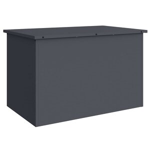vidaXL Boîte de Rangement Extérieure Anthracite 80 x 50.5 x 50 cm