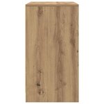 vidaXL Buffet Marron 70 x 41 x 75 cm Bois d'ingénierie