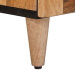 vidaXL Buffet Naturel 60 x 33 5 x 75 cm Bois de mangue massif