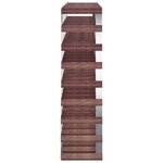 vidaXL Casier à bouteilles pour 72 bouteilles Marron Bois pin solide