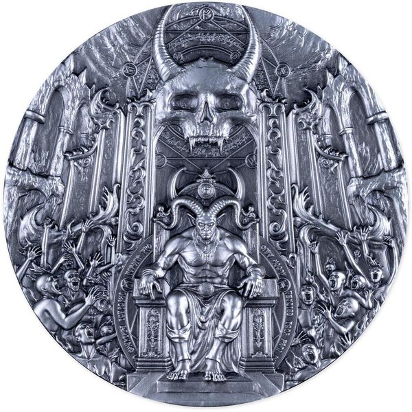 Pièce de monnaie en Argent 10 Dollars g 155.5 (5 oz) Millésime 2026 HEAVEN AND HELL (PRÉCOMMANDE)