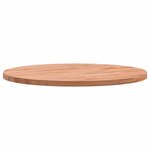 vidaXL Dessus de table Ø40x1 5 cm rond bois massif de hêtre