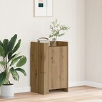 vidaXL Buffet en chêne 45x35x75 cm Bois d'ingénierie