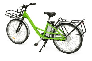 Vélo électrique du facteur, reconditionné  - Taille normale - Kaki / Noir