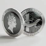 Monnaie 1 NZD 1 oz argent pur - La Elizabeth II Gecko - BE Millésime 2021- VeraValor