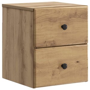 vidaXL Cabinet de chevet mural Chêne artisanal 34 5 x 33 x 40 cm