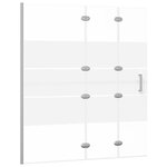 vidaXL Cabine de douche pliable ESG 120x140 cm Blanc