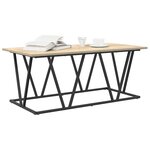 vidaXL Table basse Chêne Sonoma 100 x 50 x 40 cm
