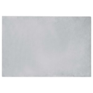 vidaXL Tapis en Fourrure Synthétique de Lapin Olite Gris 120 x 170 cm