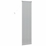 vidaXL Store de Fenêtre avec des rideaux Manuel Argent Aluminium