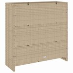 vidaXL Armoire de rangement avec porte Beige 100 x 36 x 102 cm Rotin