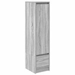 vidaXL Buffet haut sonoma gris 29 5x34x119 5 cm bois d'ingénierie