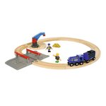 Brio World Circuit Police - Coffret complet 17 pieces - Circuit de train en bois - Ravensburger - Mixte des 3 ans - 33812