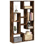 vidaXL Bibliothèque chêne fumé 72x20x120 5 cm bois d'ingénierie