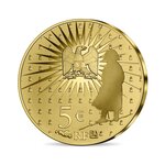 Napoléon 1er - Monnaie de 5€ Or - Bicentenaire de sa disparition - BE 2021
