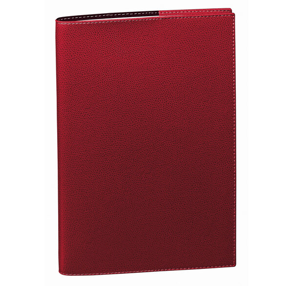 Agenda Président + Répert. Club rouge cerise 21 x 27 cm Quovadis