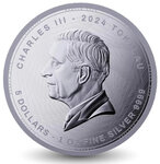 THE COSMIC KITTEN Stellar Stare 1 Once Argent Monnaie 5 Dollars Tokelau 2024