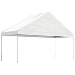 vidaXL Belvédère avec toit blanc 13 38x5 88x3 75 m polyéthylène