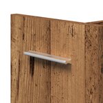 Cabinet roulant en bois ancien 60x22x79 cm en bois reconstitué