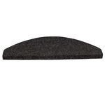 vidaXL Tapis d'escalier auto-adhésifs 20 Pièces anthracite 65x22 5x3 5 cm