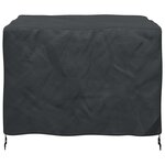vidaXL Housse pour mobilier d'extérieur Noir 113 x 113 x 73 cm 600D