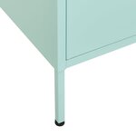 vidaXL Armoire de rangement Vert menthe 80x35x101 5 cm Acier