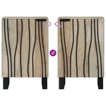 vidaXL Cabinet de salle de bain avec étagère avec stockage avec porte mno 38 x 33.5 x 58 cm
