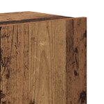 vidaXL Set de meuble TV 6 pièces Bois ancien Bois reconstitué