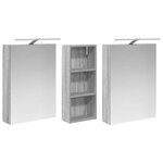 vidaXL Ensemble de Meubles de Salle de Bain 3 Pièces 130 x 14 5 x 70 cm