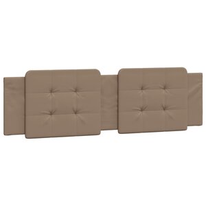 vidaXL Coussin de tête de lit Zadar cappuccino 180 cm similicuir
