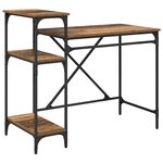 vidaXL Bureau Bois Ancien 105 x 50 x 90 cm Bois d'ingénierie