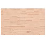 vidaXL Établi 100x60x(73-99 5) cm bois massif de hêtre rectangulaire
