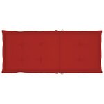 vidaXL Chaises inclinables de jardin et coussins lot de 8 Teck solide