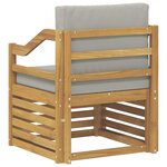vidaXL Canapé d’extérieur Polyester Blanc