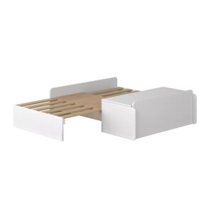 Flexa WHITE Module banquette et couchage avec rangement pour lit mezzanine CASA Blanc