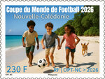 Timbre Nouvelle Calédonie - Coupe du Monde de Football 2026